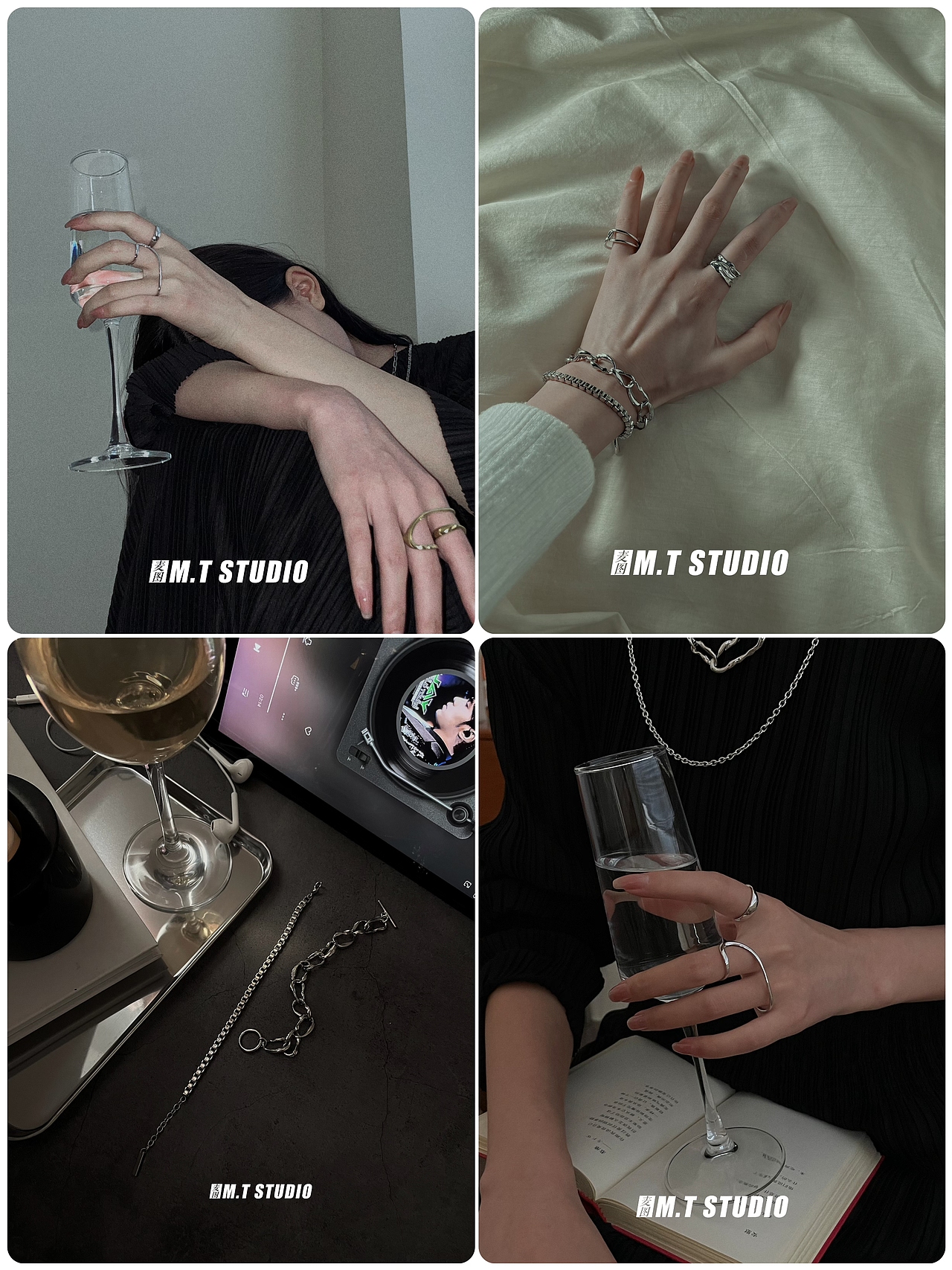 小众饰品模特拍摄 暗黑系饰品模特拍摄 外贸饰品拍照