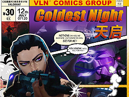 歌词MV+封面设计 for VIAx腾讯游戏-天启Coldest Night