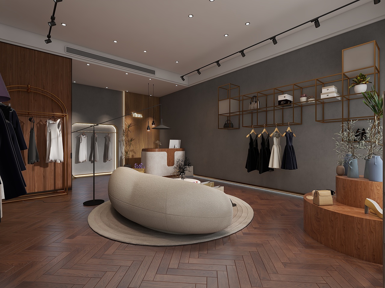 老街里的服装店