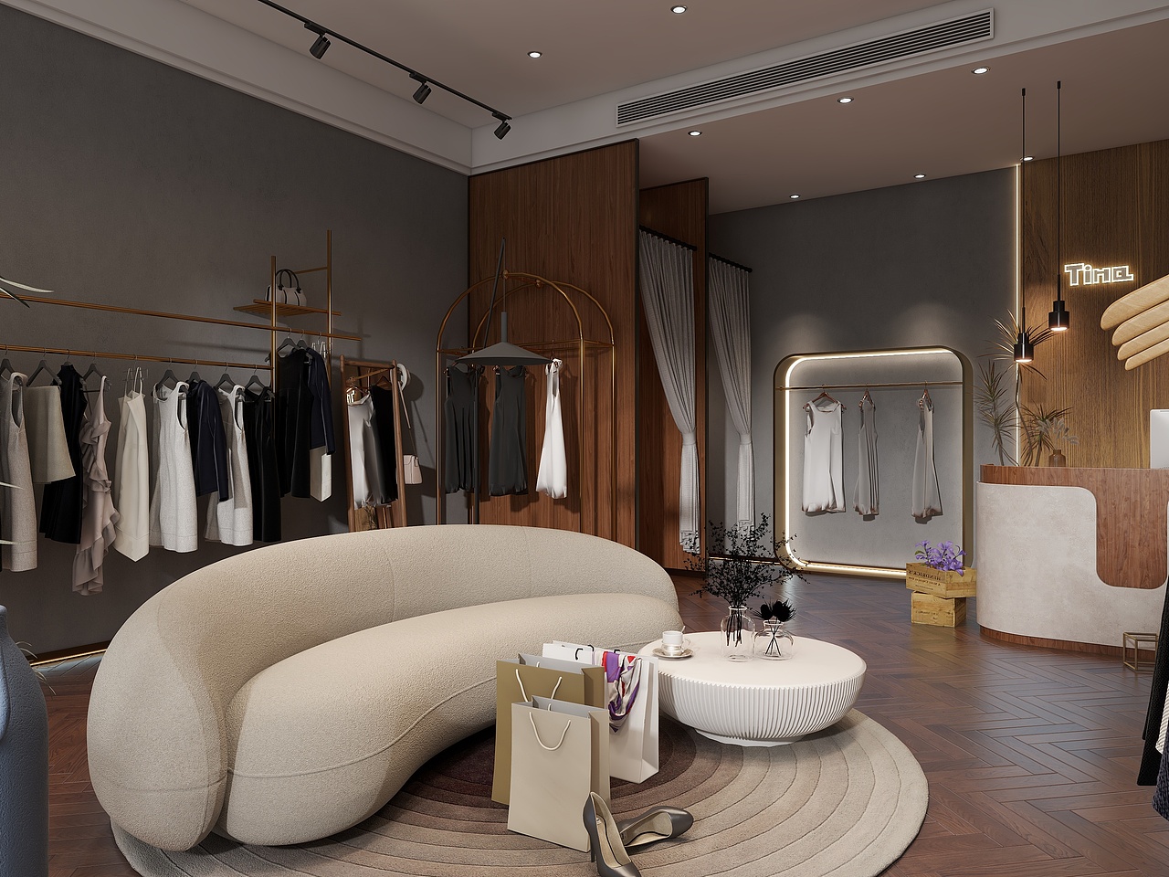 老街里的服装店