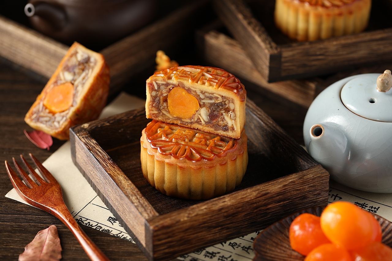 中点拍摄｜月饼（图ZMzc5MjA0NTI0） - 美食摄影 - 站酷设计师QQQQQin原创素材 - 站酷ZCOOL