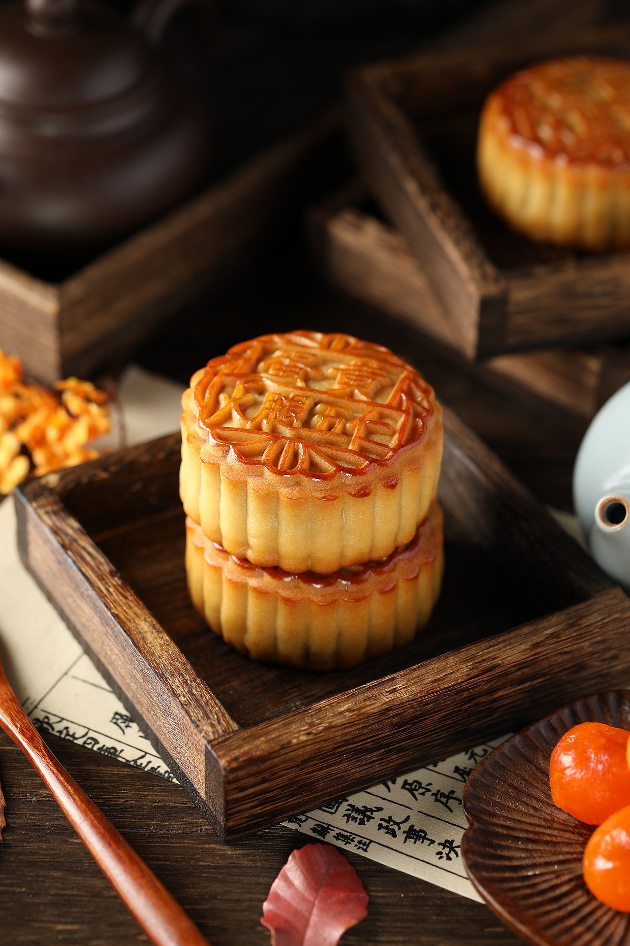 中点拍摄｜月饼（图ZMzc5MjA0NTMy） - 美食摄影 - 站酷设计师QQQQQin原创素材 - 站酷ZCOOL