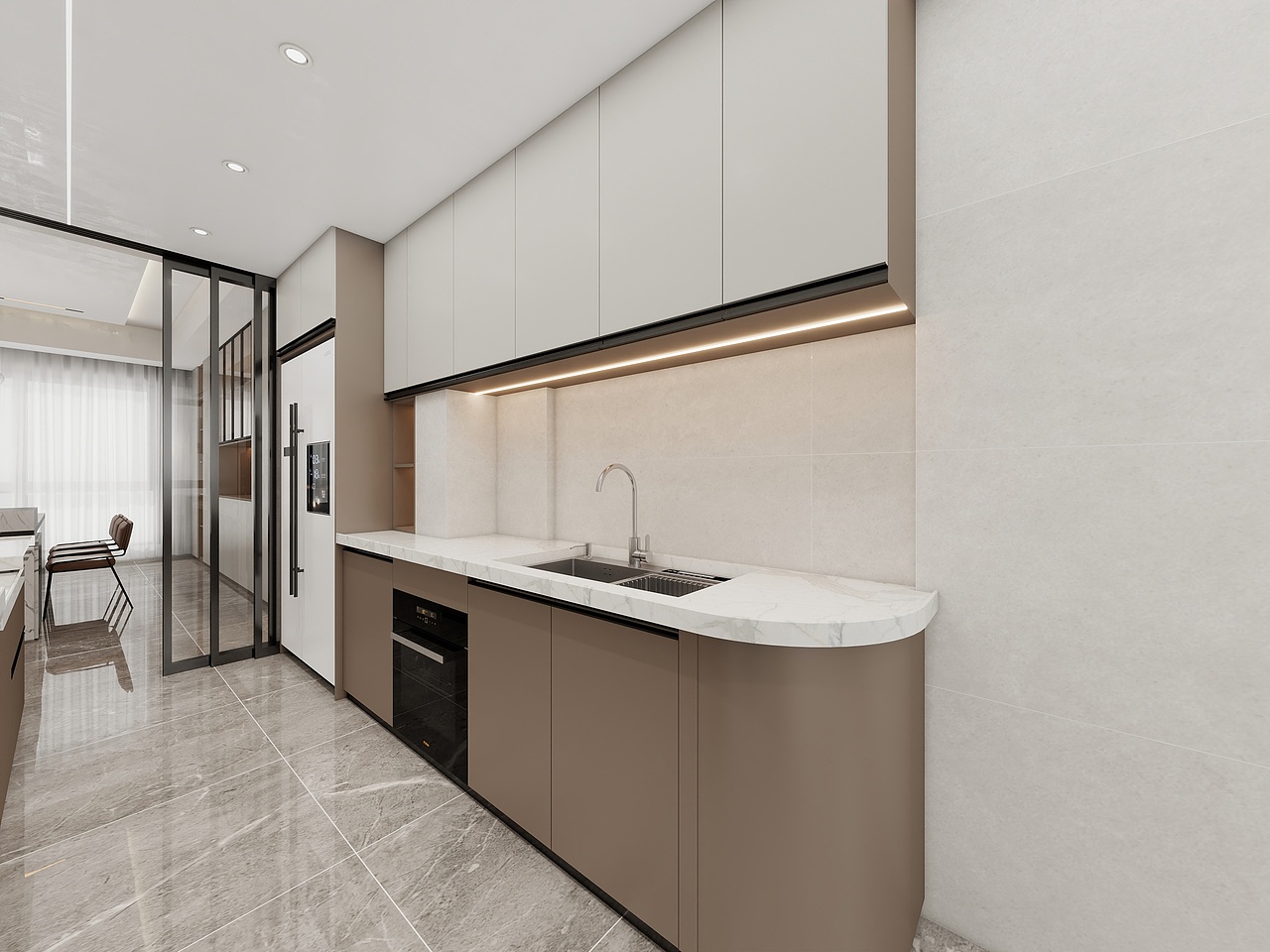 四川成都中粮瑞府（242平方意式极简四居室）（图ZMzc5MjE2MzY4） - 家装设计 - 站酷设计师设计师成爽原创素材 - 站酷ZCOOL