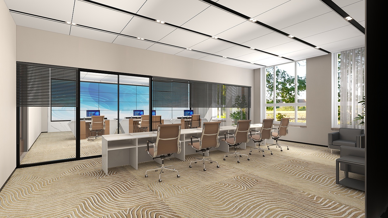 河海新能源---大办公区+指挥中心