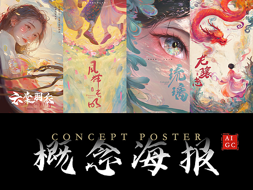 AIGC助力概念海报-古风