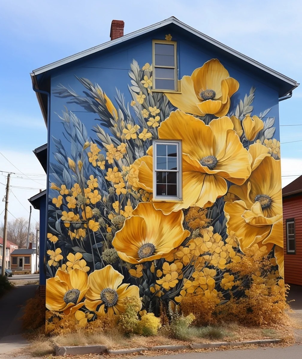 【行唐新颜·梦绘墙间】探秘颜梦墙绘-让行唐县集装箱与墙体公司焕发艺术新生！