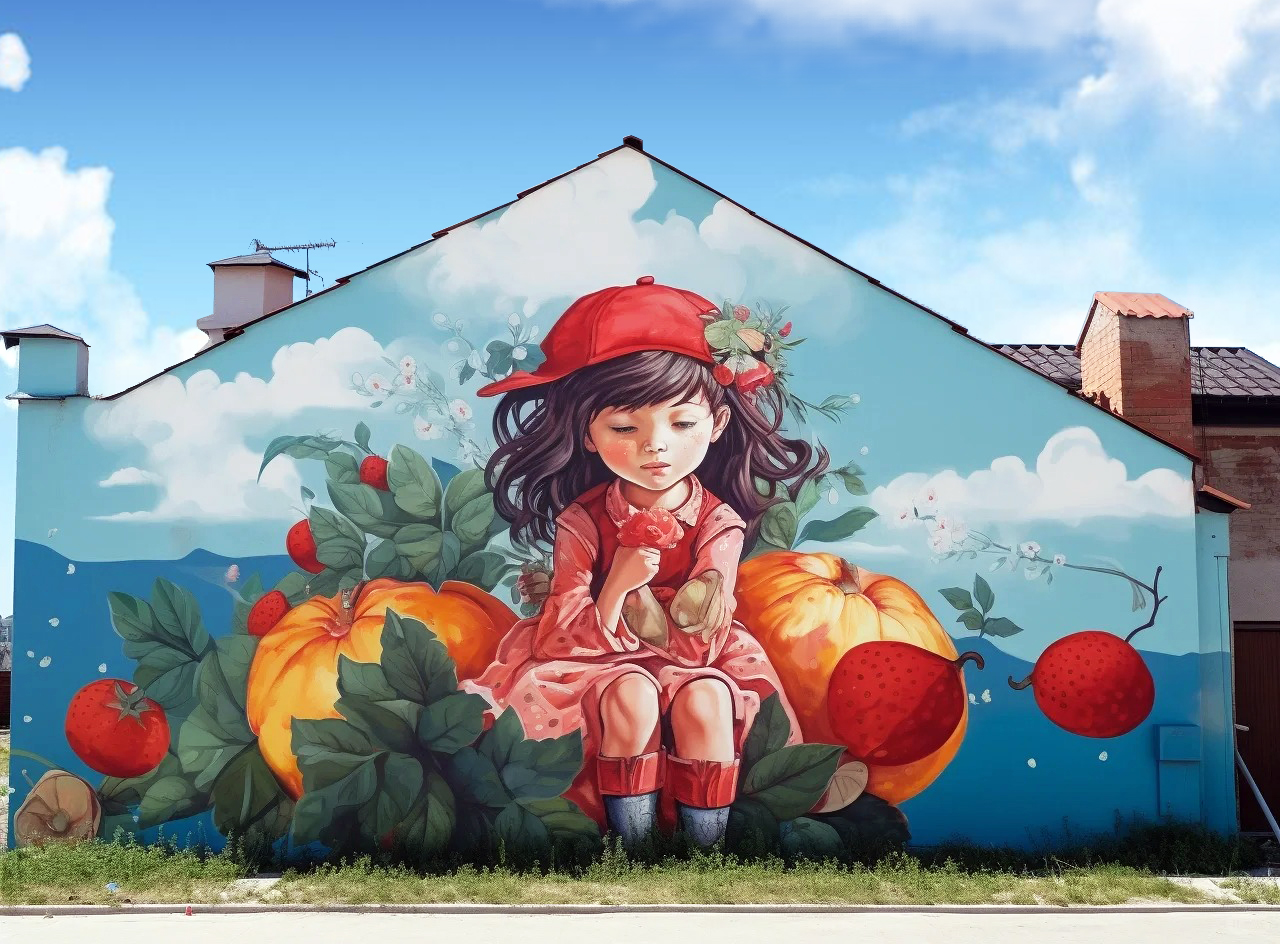 彩绘高邑新风貌，颜梦墙绘引领集装箱墙体彩绘公司艺术新潮流！