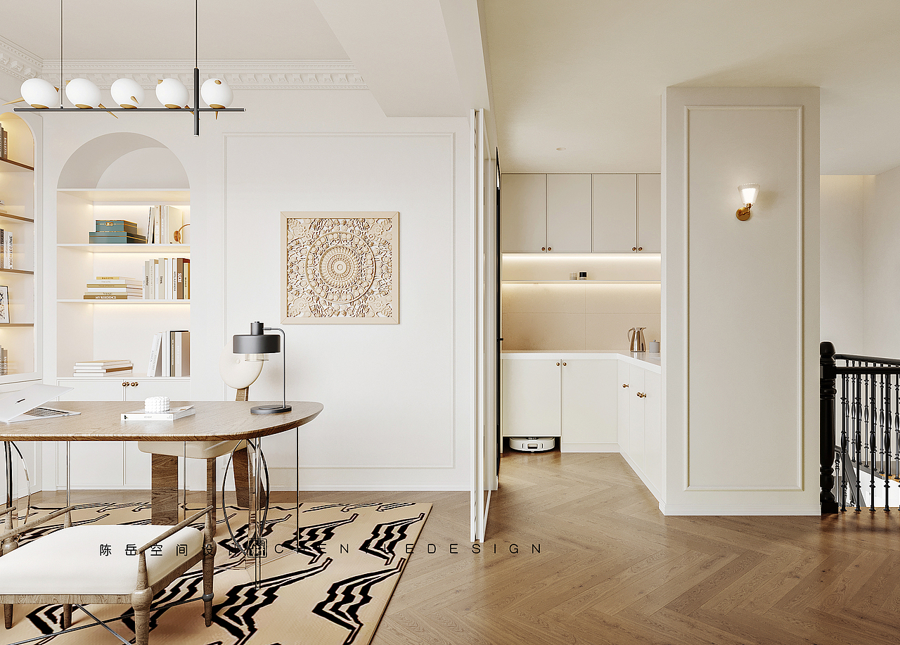 陈岳作品 | 金茂逸墅 优雅法式（图ZMzc5MjQ1ODAw） - 家装设计 - 站酷设计师ATDESIGN陈岳原创素材 - 站酷ZCOOL