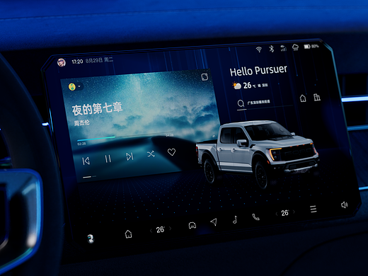 Ford 3D HMI创新设计