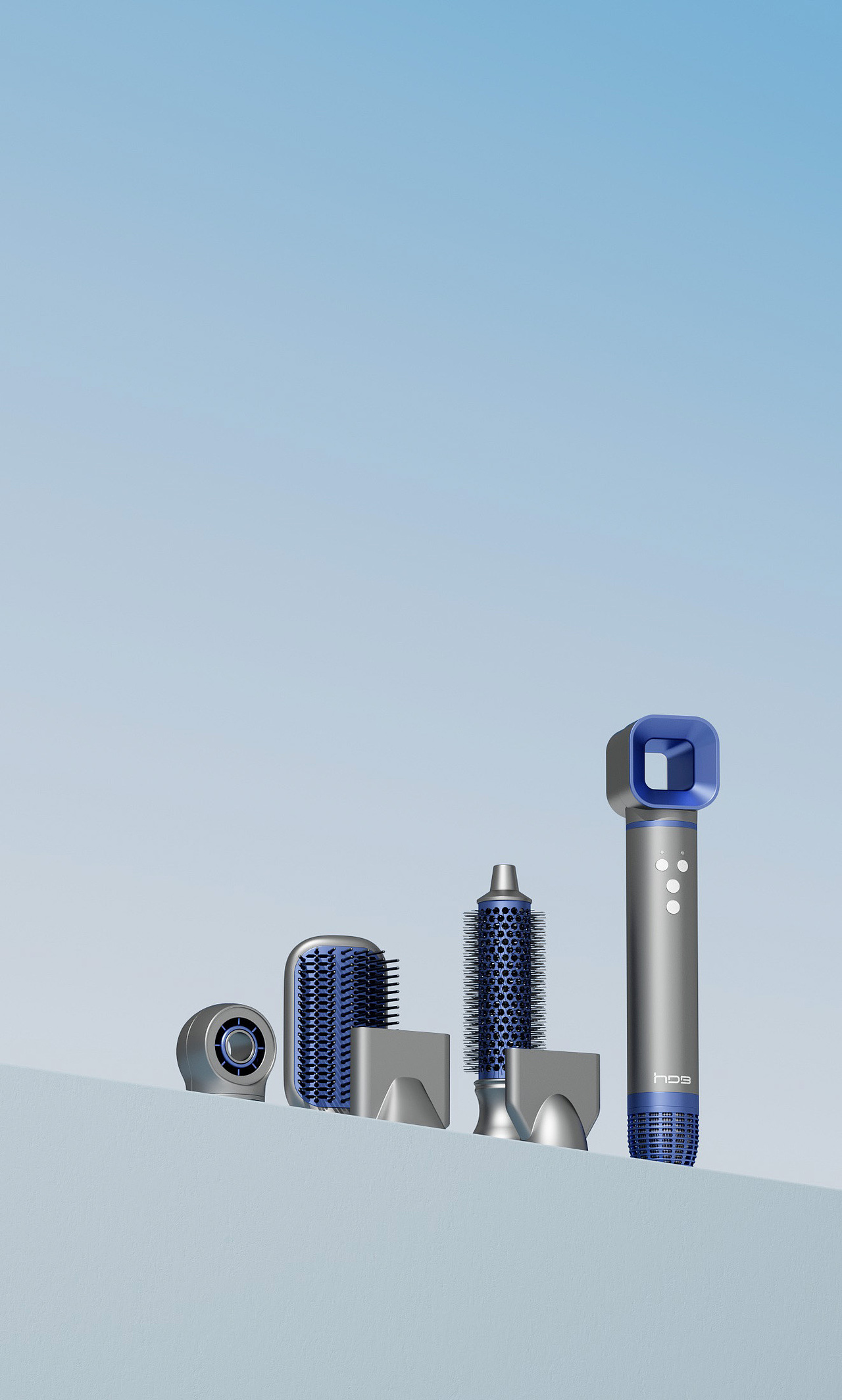 产品渲染，日常工作整理上，吹风机