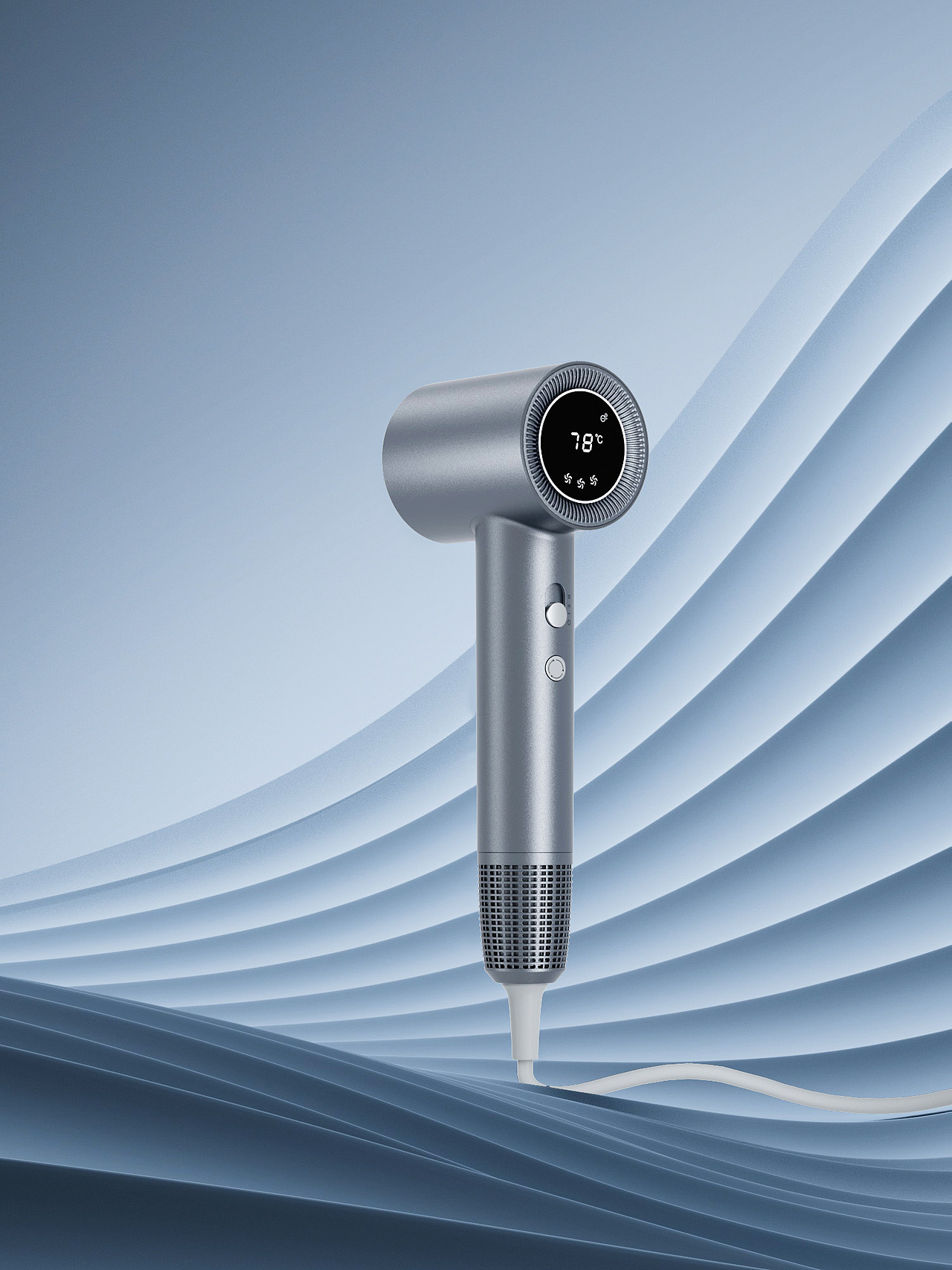 产品渲染，日常工作整理上，吹风机