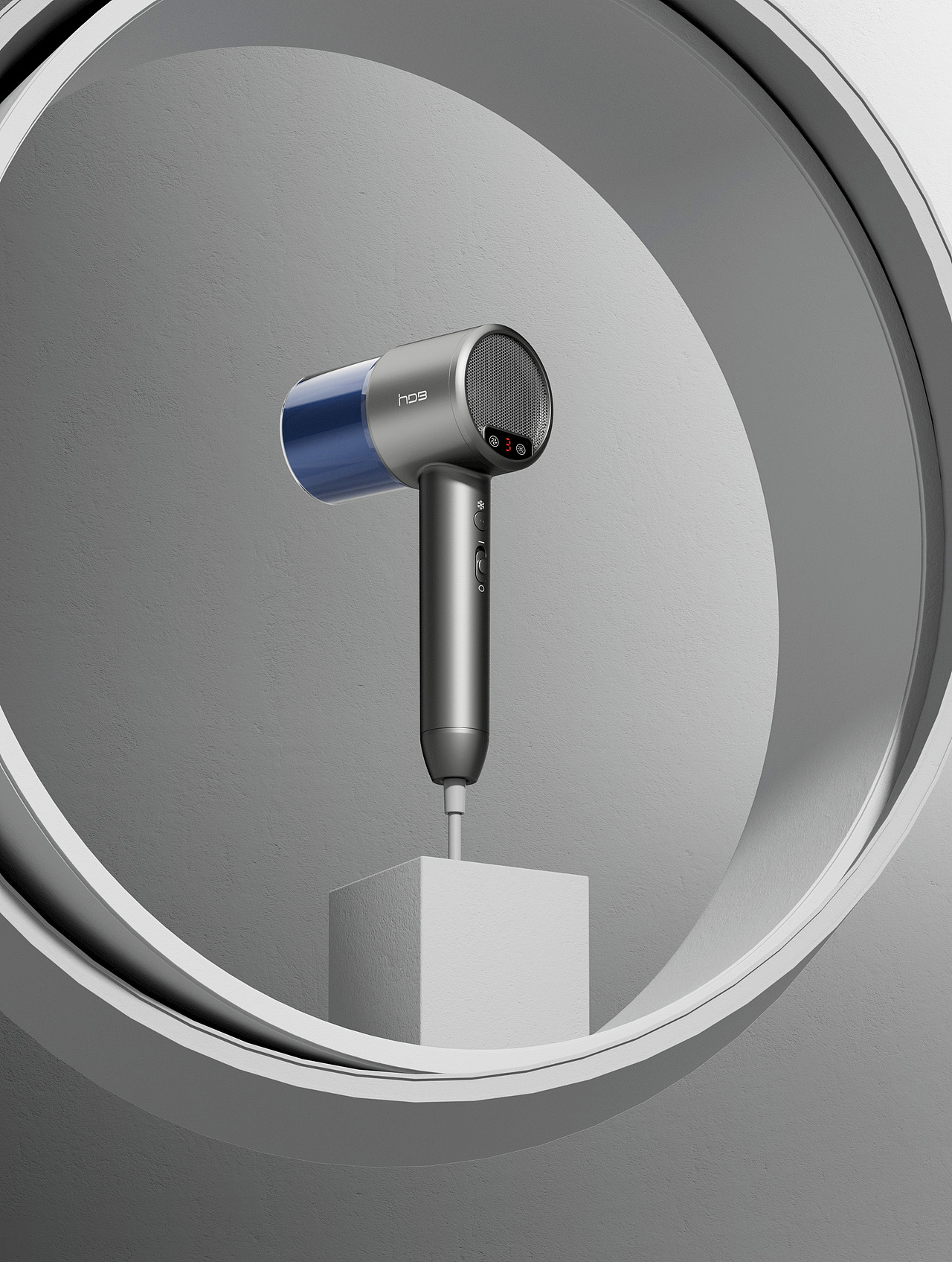 产品渲染，日常工作整理上，吹风机