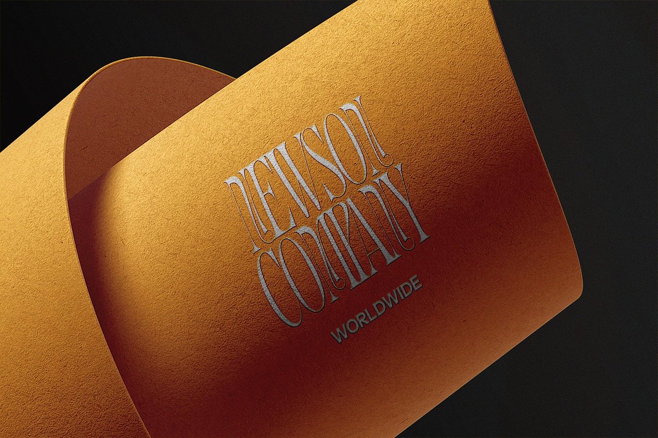 现代优雅时尚婚礼请柬邀请函海报标题衬线英文字体