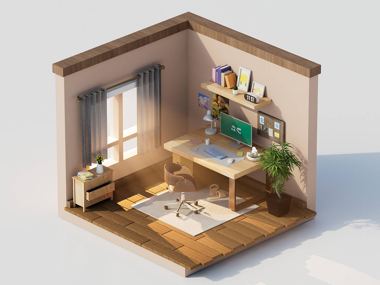 C4D场景建模（图ZMzc5MjYxOTQ4） - 场景 - 站酷设计师_代灵_原创素材 - 站酷ZCOOL