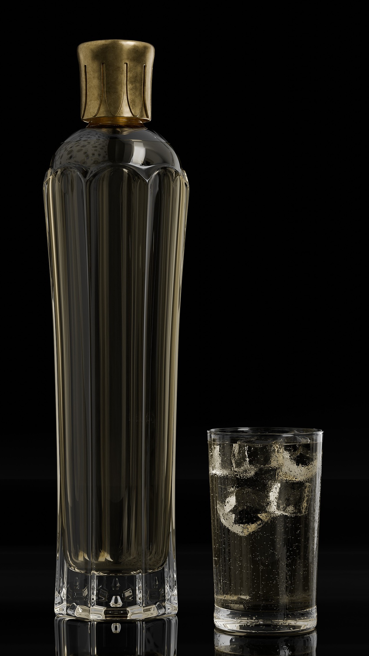 玻璃、金属、液体表现