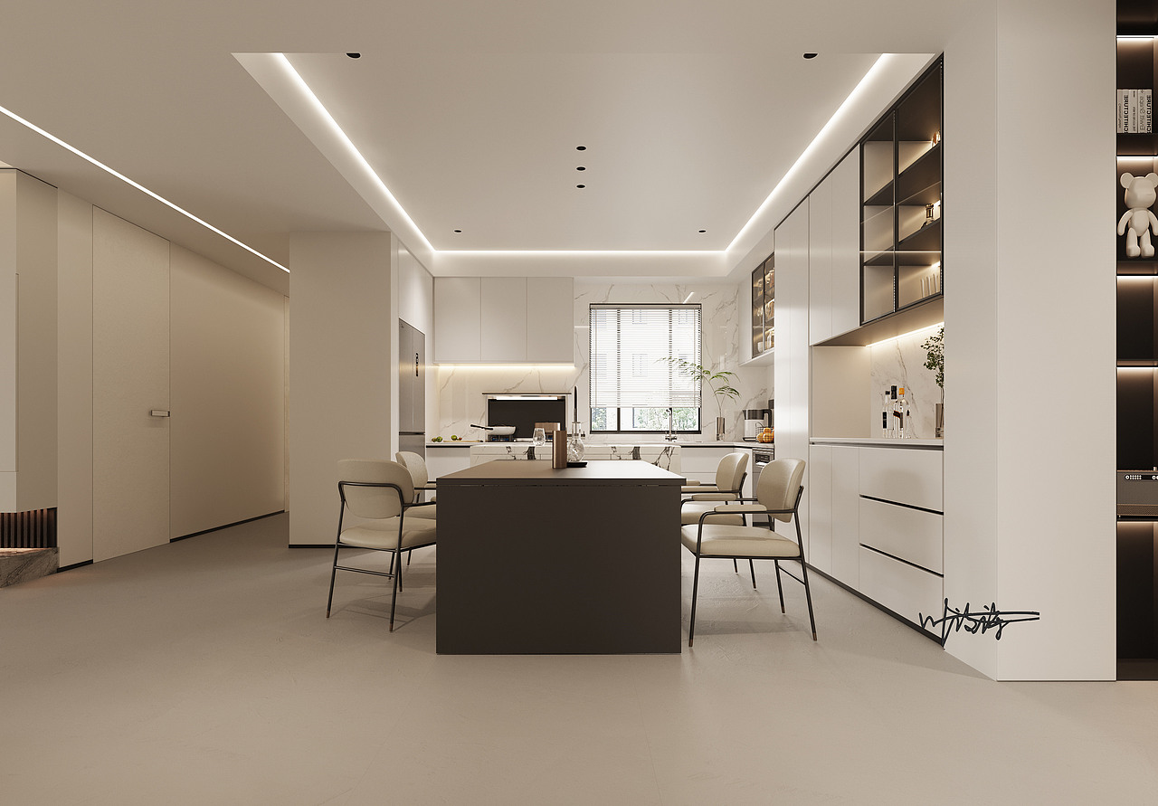 现代极简|干净清爽，空间显大！（图ZMzc5Mjg4Njg0） - 家装设计 - 站酷设计师诗诗小仙女原创素材 - 站酷ZCOOL