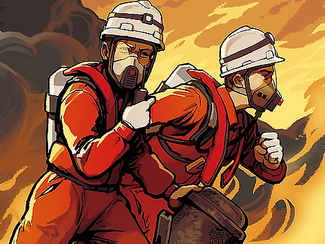 绘本《烈火中的救援》（选）