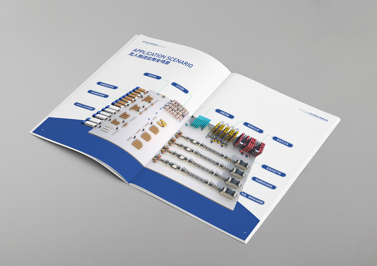 智慧物流画册、产品画册