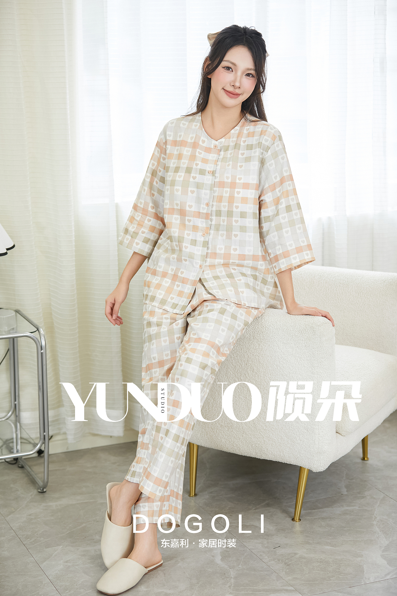 家居套装 家居服 家居风 甜妹风家居服拍摄案例