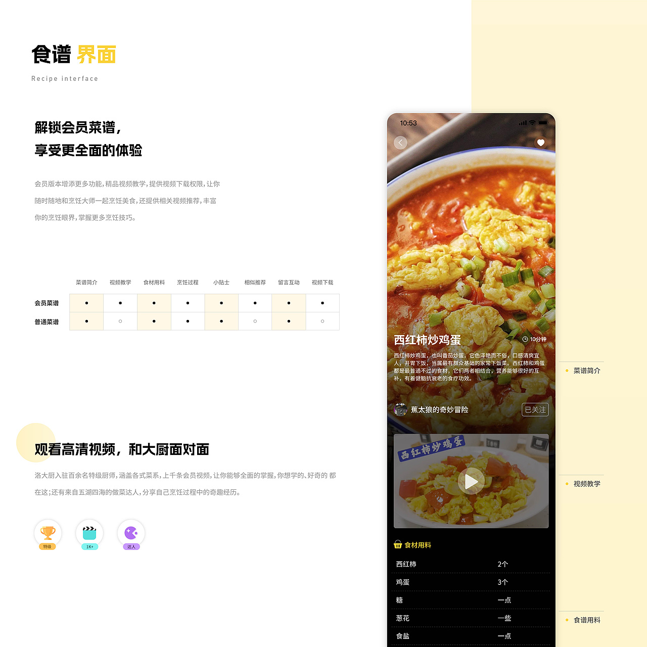 洛大厨APP-让做饭变得简单（图ZMzc5MzA3NDQ0） - APP界面 - 站酷设计师小洛爱蒸蛋原创素材 - 站酷ZCOOL