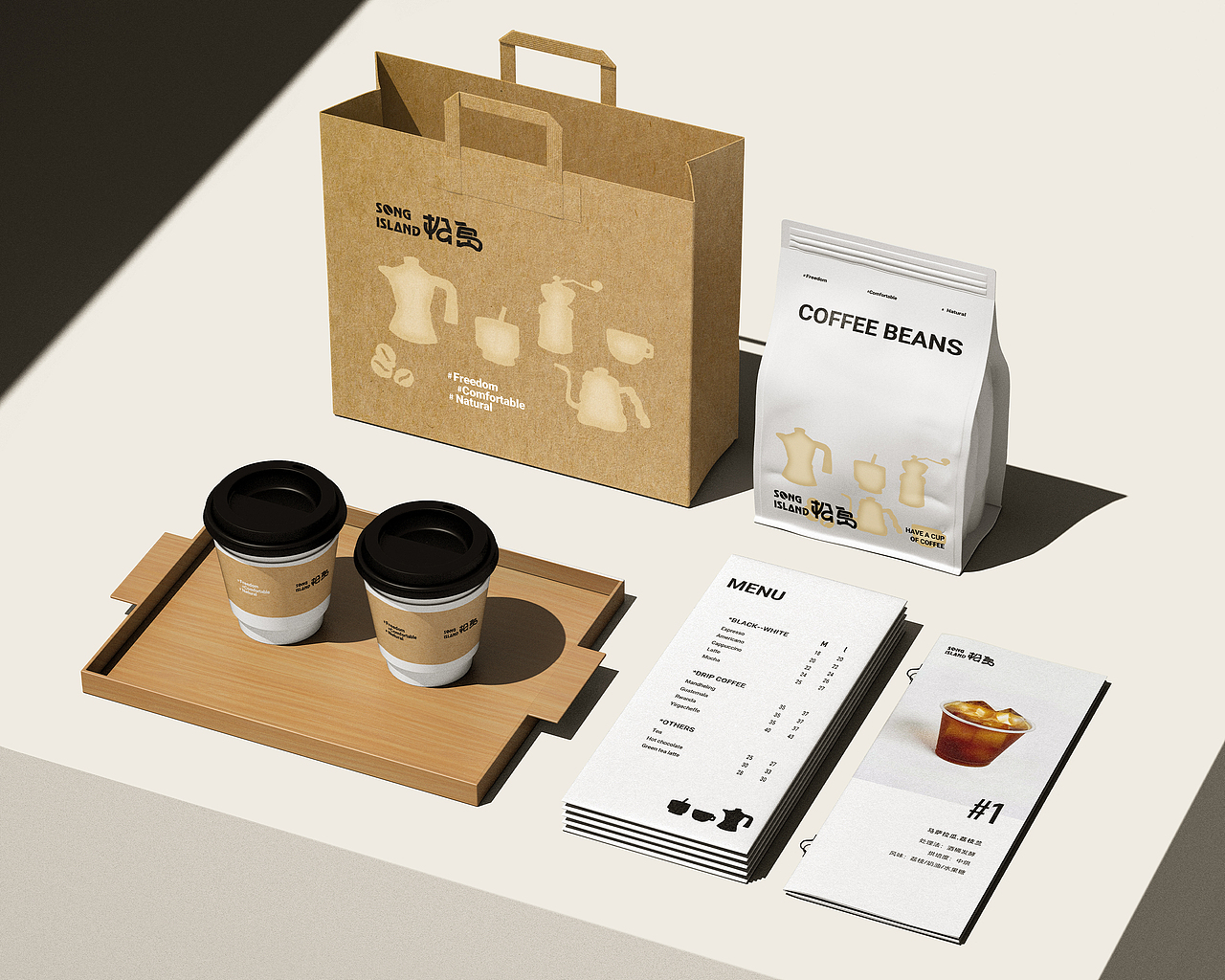 松岛 |咖啡品牌视觉设计