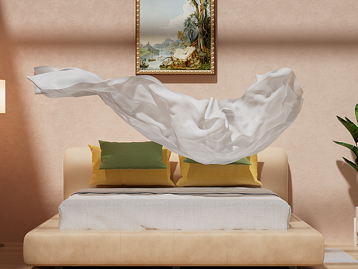 家居场景动画渲染