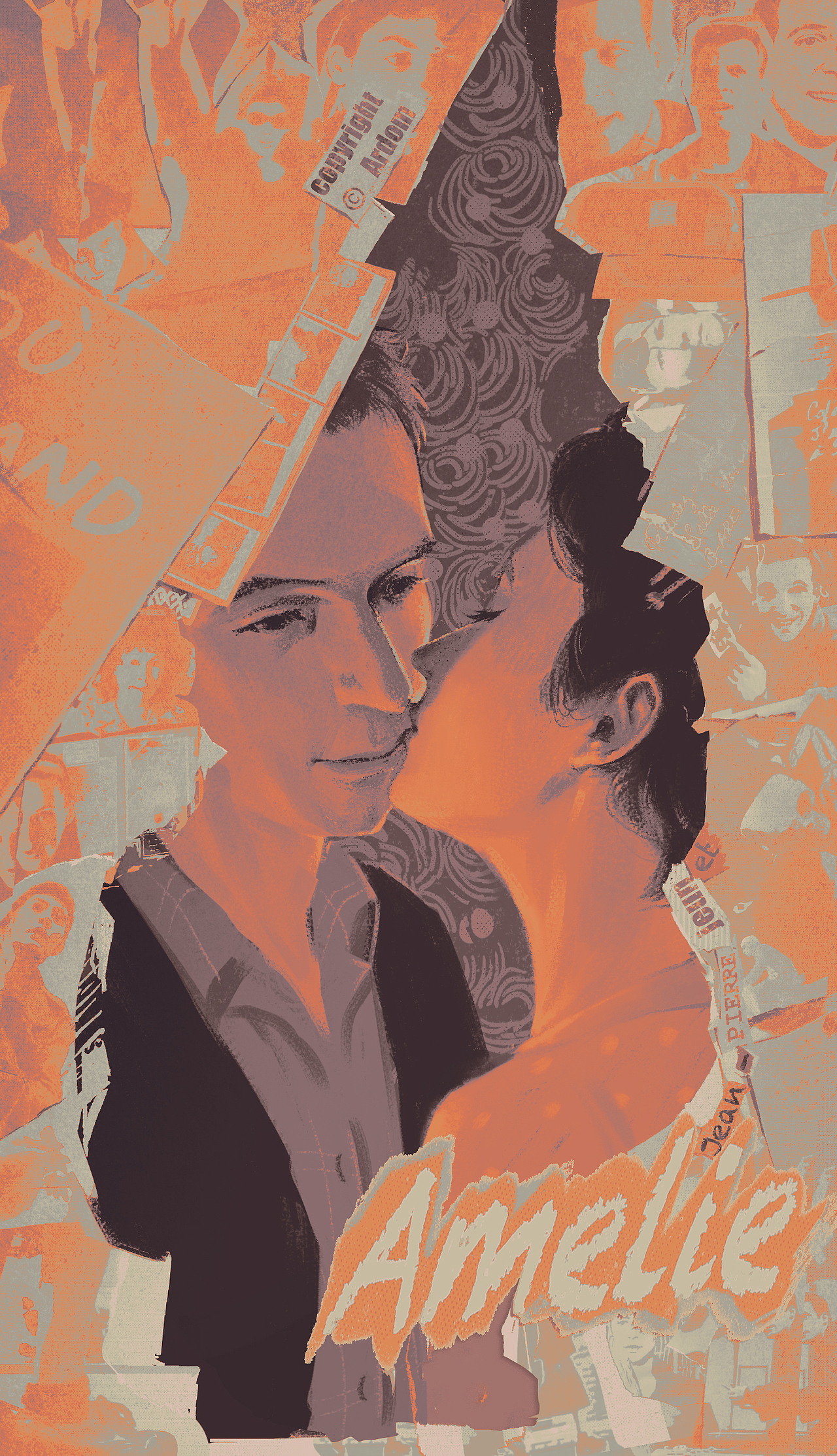 電影插畫海報(bào)（圖ZMzc5MzI1MDc2） - 藝術(shù)插畫 - 站酷設(shè)計(jì)師畫畫阿東原創(chuàng)素材 - 站酷ZCOOL