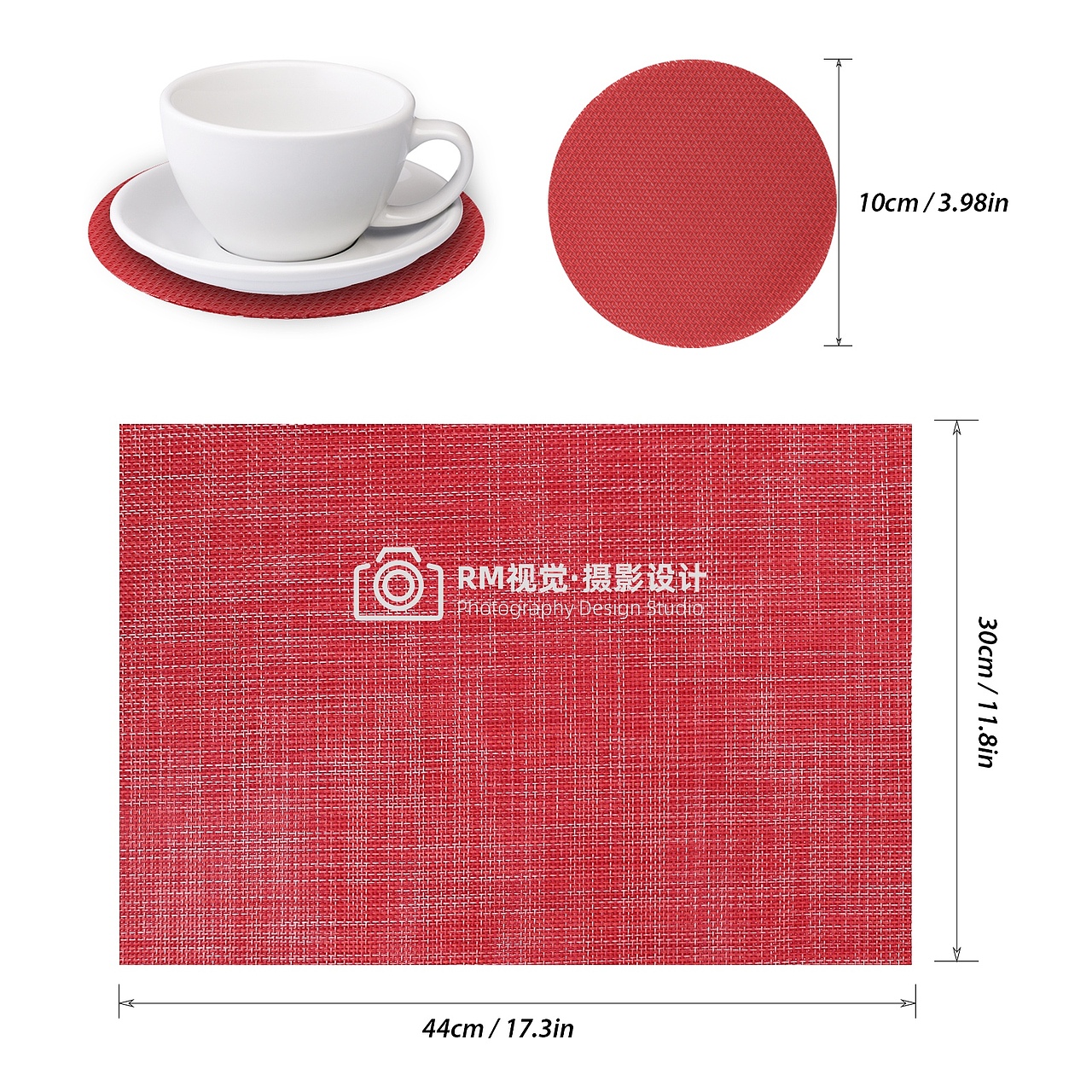 产品摄影:亚马逊产品主图摄影设计——餐垫系列