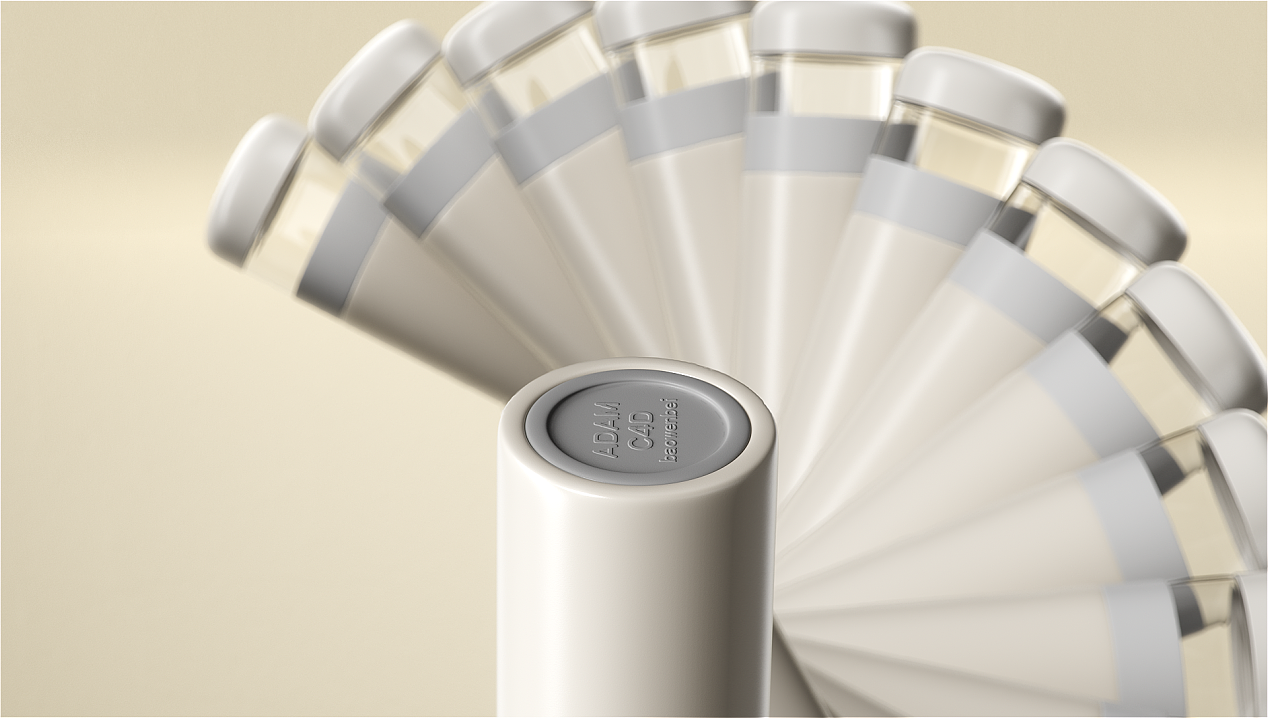 天气转凉保温杯登场! c4d动态白膜与渲染! 温暖到心里!