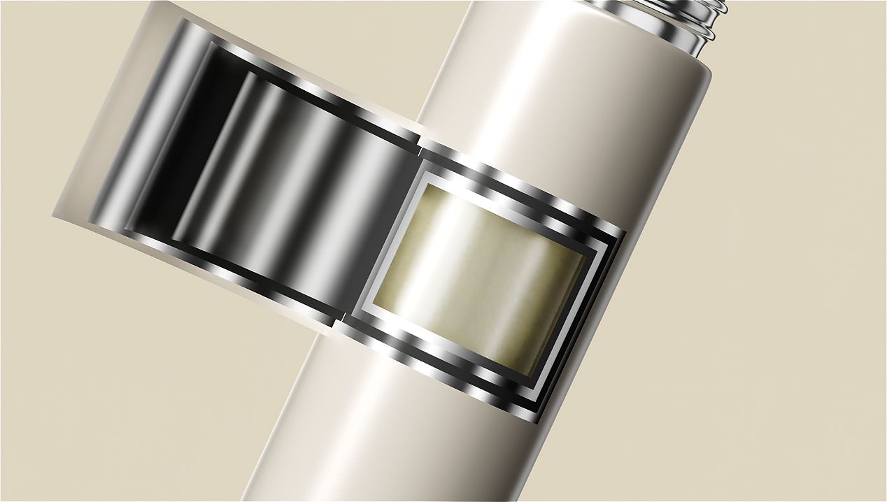 天气转凉保温杯登场! c4d动态白膜与渲染! 温暖到心里!