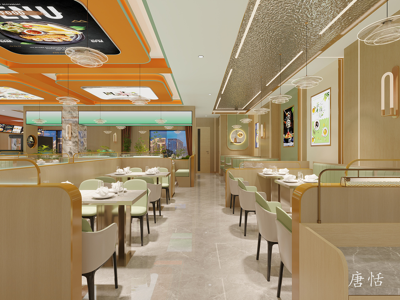 餐饮店---四方食事，不过一碗人间烟火（图ZMzc5MzMwMzcy） - 酒店餐饮设计 - 站酷设计师Tt唐恬超甜原创素材 - 站酷ZCOOL