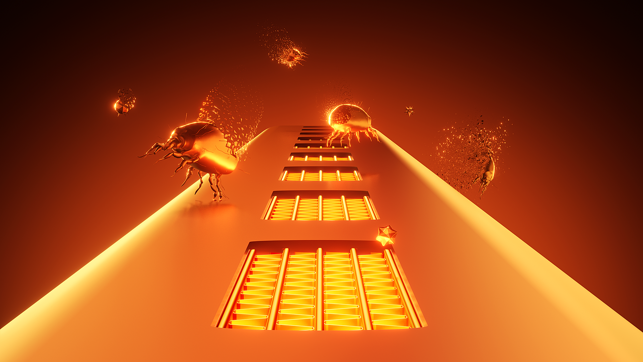 卫浴-宏瑞智能毛巾架渲染 | 记录