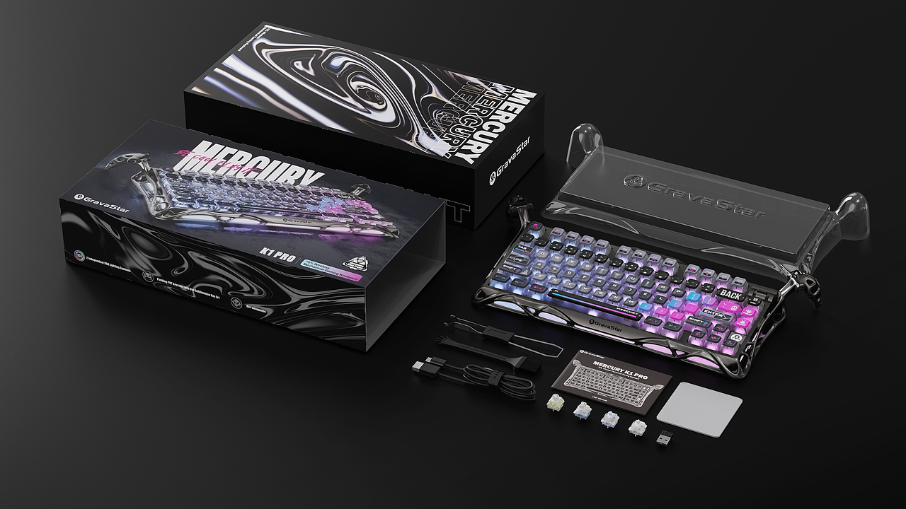 重力星球Gravastar· 破茧75· 无线机械键盘（图ZMzc5MzU3NzQw） - 电子产品 - 站酷设计师重力星球原创素材 - 站酷ZCOOL