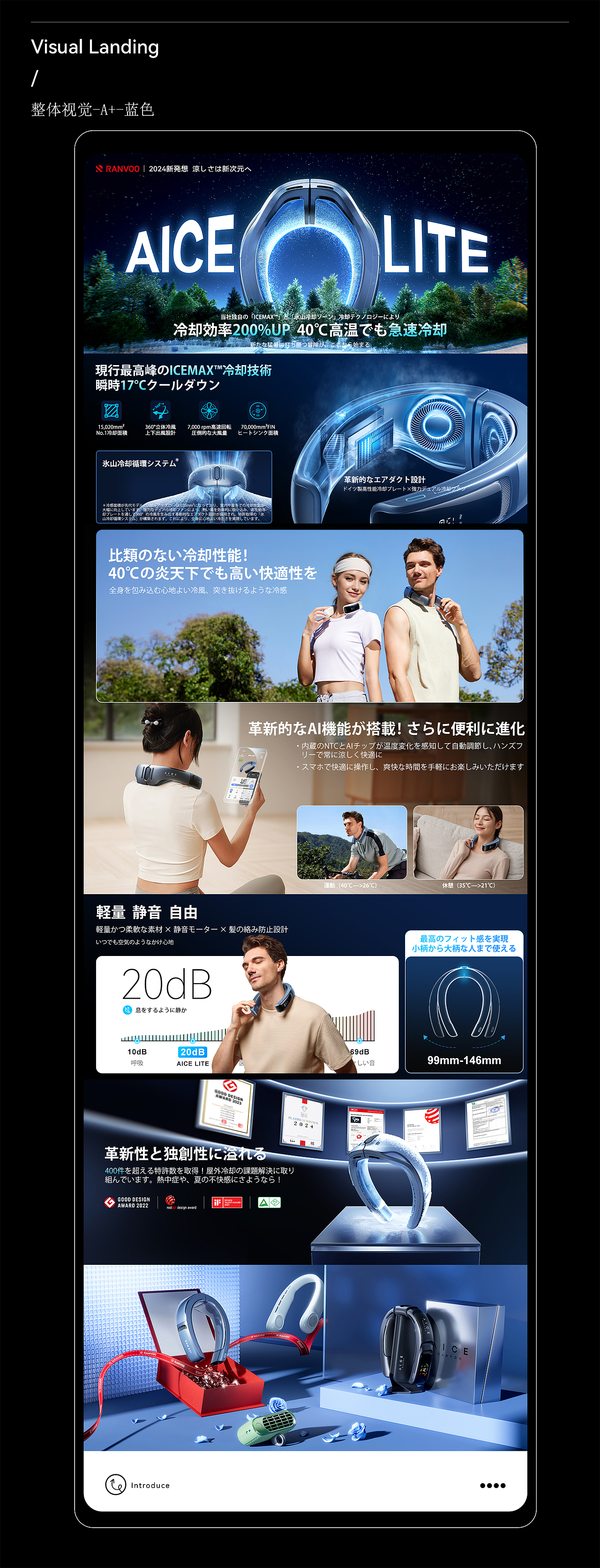 AIGC赋能丨RANVOO AICE LITE 锐舞挂脖空调 视觉全案