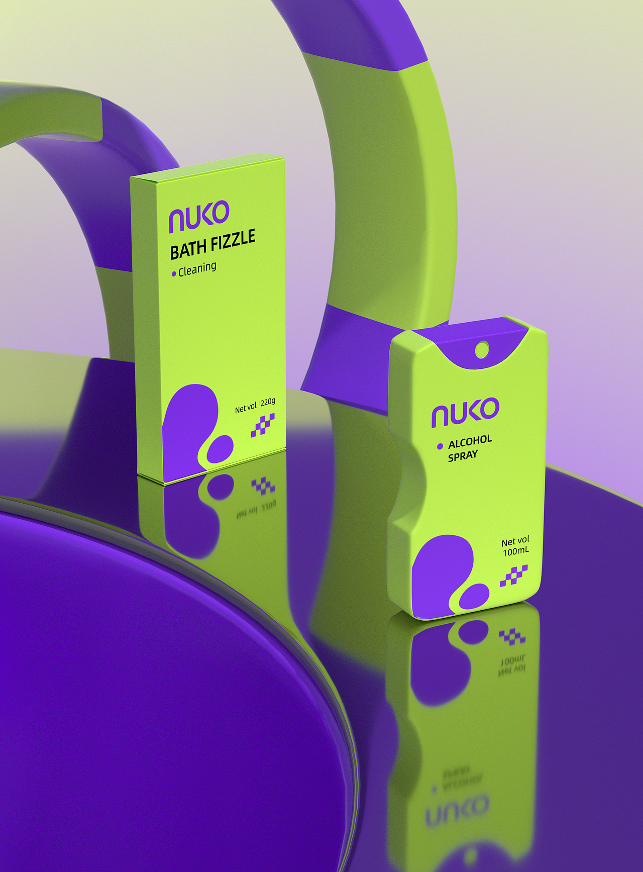 nuko家居品牌产品设计包装设计清洁类设计（图ZMzc5MzcxOTg4） - 包装 - 站酷设计师投以木瓜品牌设计原创素材 - 站酷ZCOOL