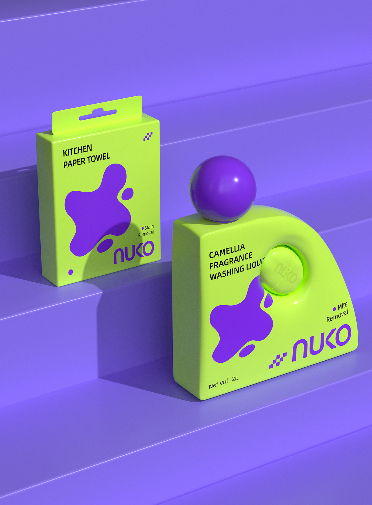 nuko家居品牌产品设计包装设计清洁类设计(图ZMzc5MzcyMDA0) - 包装 - 站酷设计师投以木瓜品牌设计原创素材 - 站酷ZCOOL
