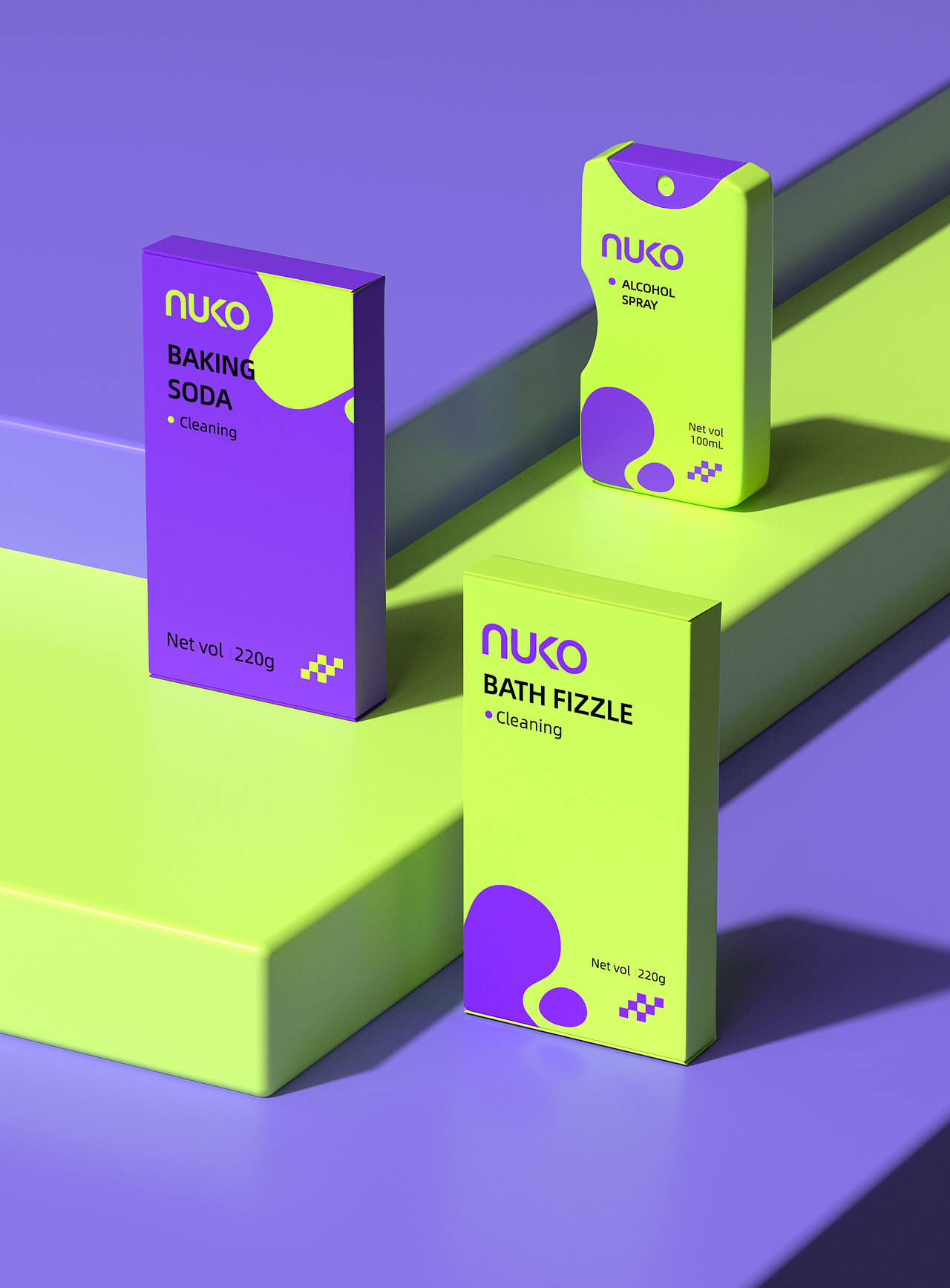 nuko家居品牌产品设计包装设计清洁类设计（图ZMzc5MzcyMDI4） - 包装 - 站酷设计师投以木瓜品牌设计原创素材 - 站酷ZCOOL