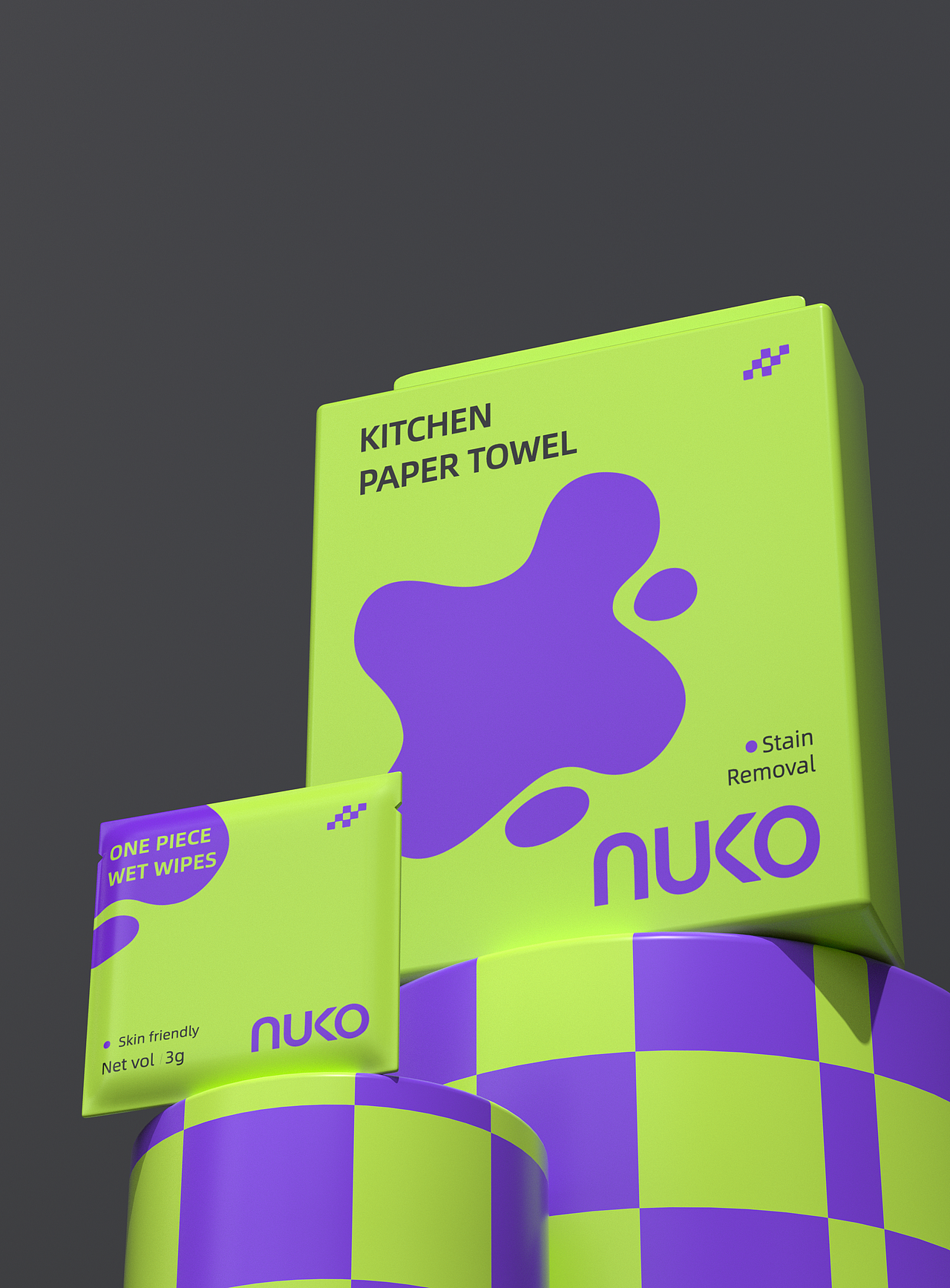 nuko家居品牌产品设计包装设计清洁类设计（图ZMzc5MzcyMDAw） - 包装 - 站酷设计师投以木瓜品牌设计原创素材 - 站酷ZCOOL