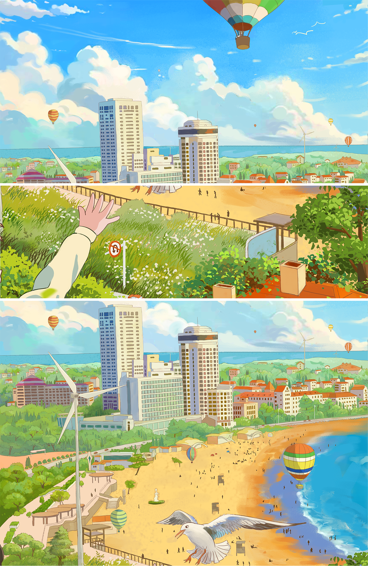 青岛|《我的旅行日记》(图ZMzc5Mzc1MDEy) - 商业插画 - 站酷设计师插画师远妄原创素材 - 站酷ZCOOL