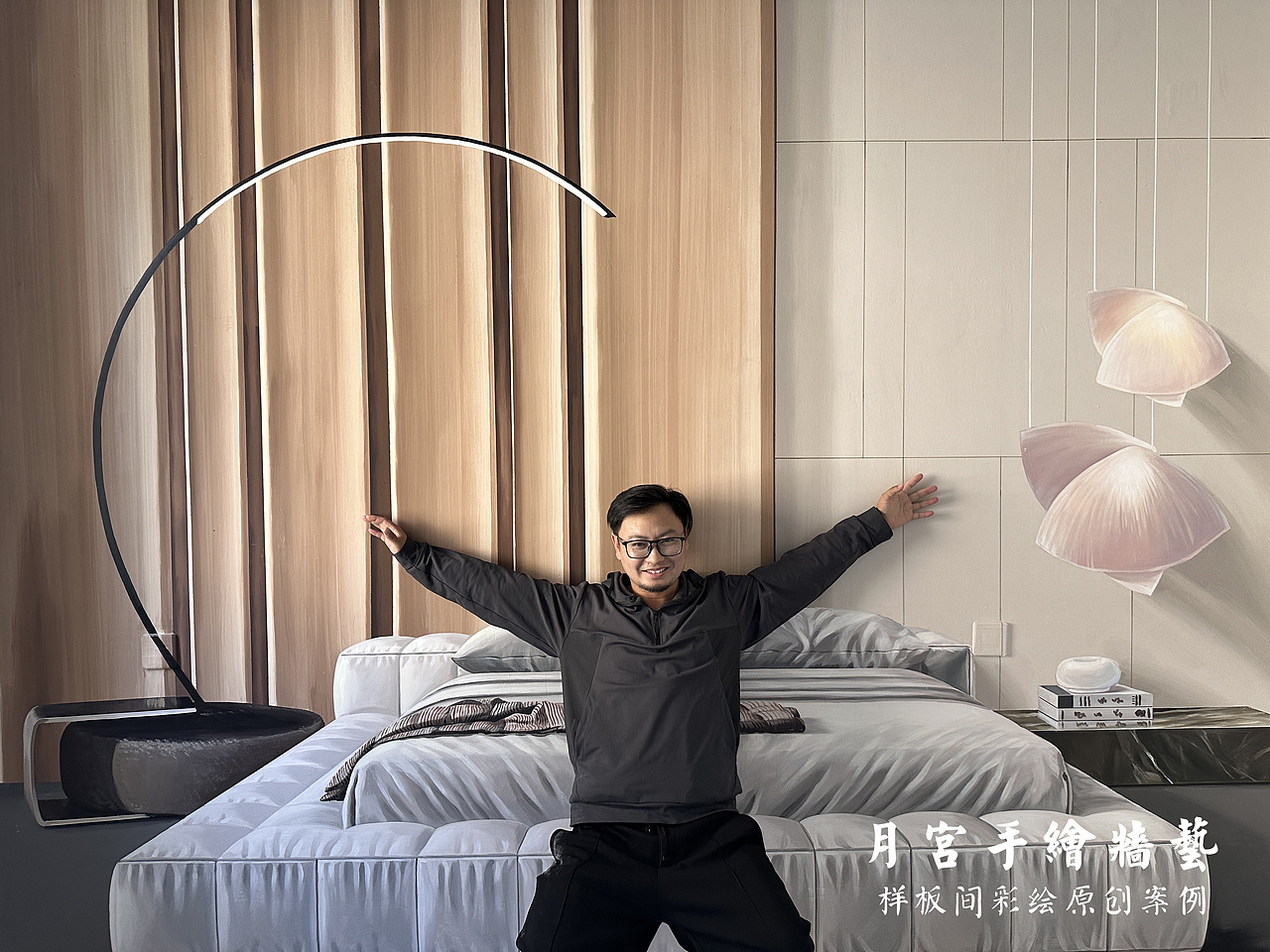 细节做到极致的样板间彩绘案例:-山东章丘百脉悦府地产