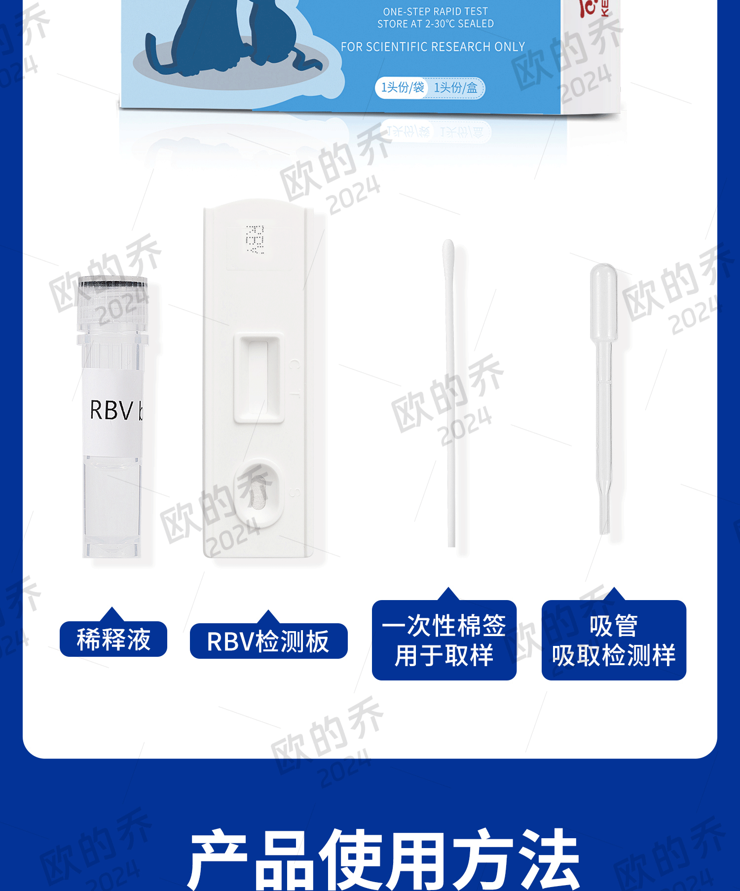 宠物试纸 详情页制作