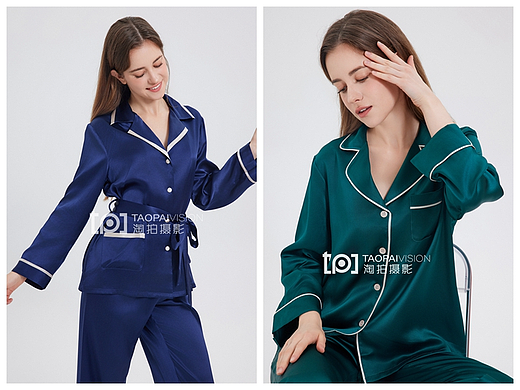 睡衣家居服女模棚拍