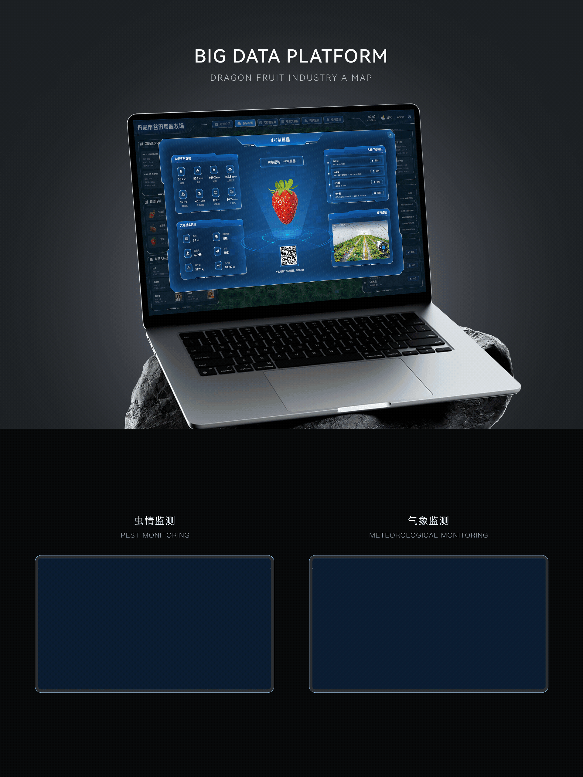 🌾农业智慧大屏UI设计（图ZMzc5MzkzMzA0） - 软件界面 - 站酷设计师轻妙设计原创素材 - 站酷ZCOOL