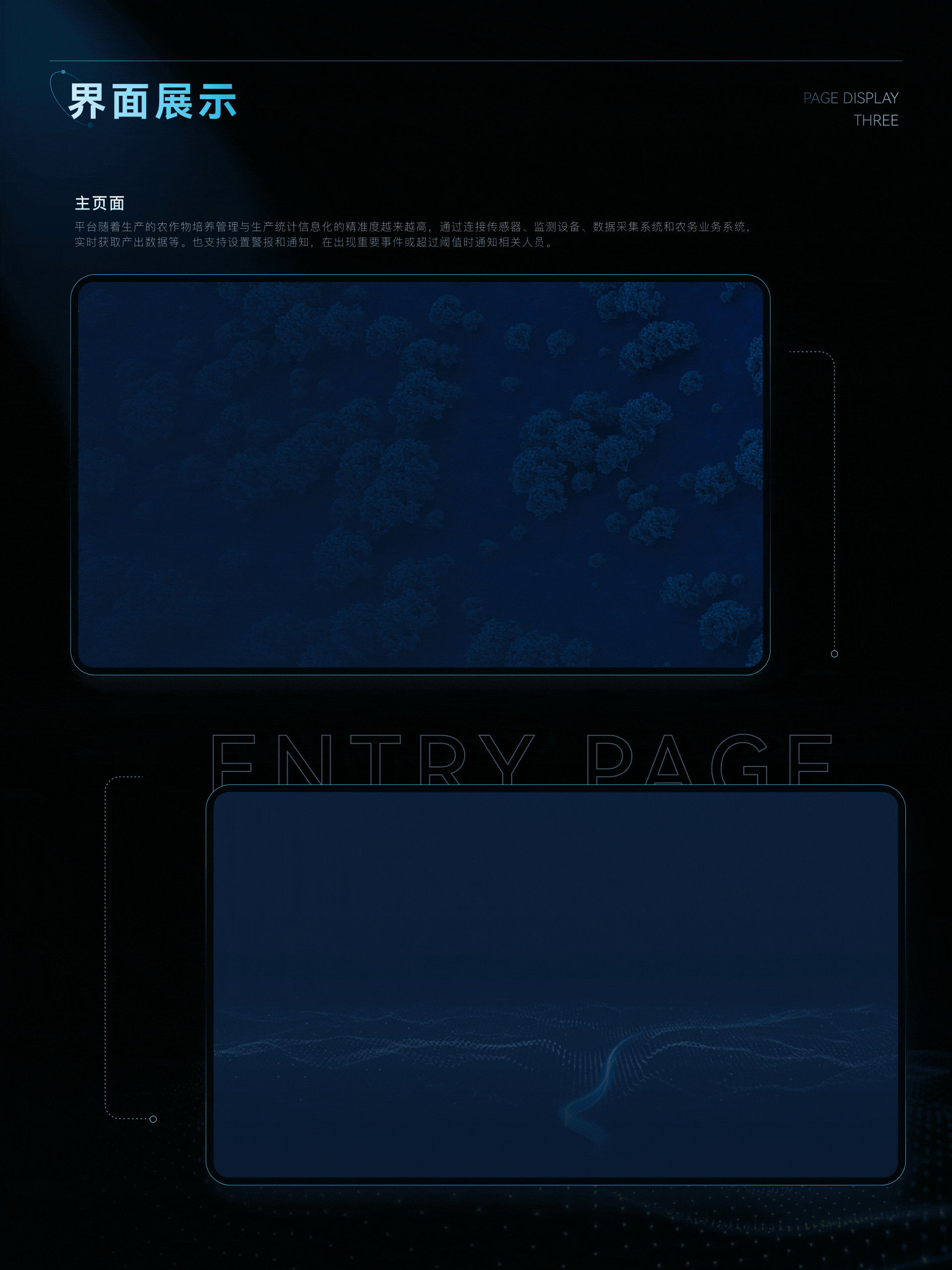 🌾农业智慧大屏UI设计（图ZMzc5MzkzMjk2） - 软件界面 - 站酷设计师轻妙设计原创素材 - 站酷ZCOOL