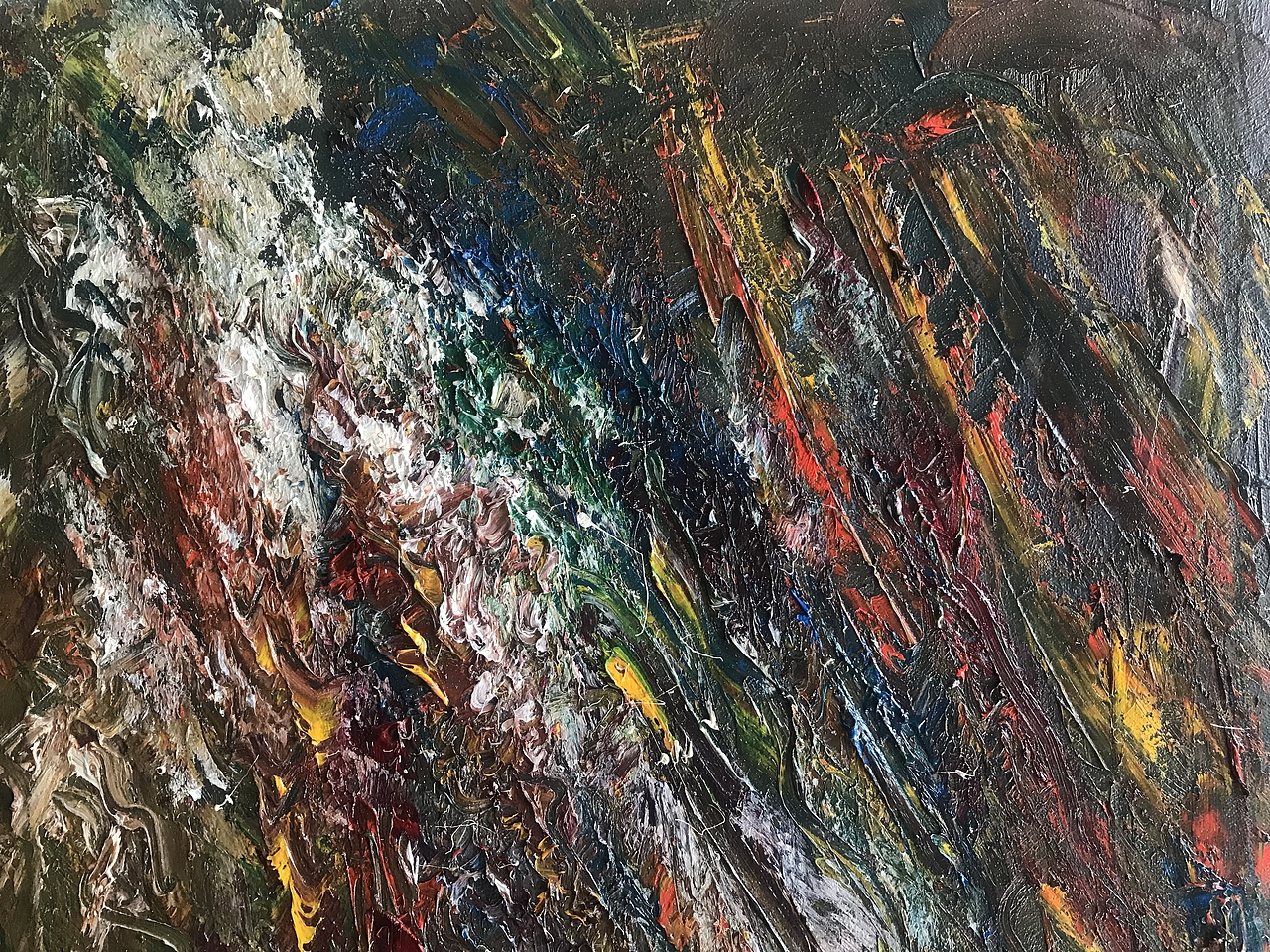 墙绘/抽象艺术肌理画