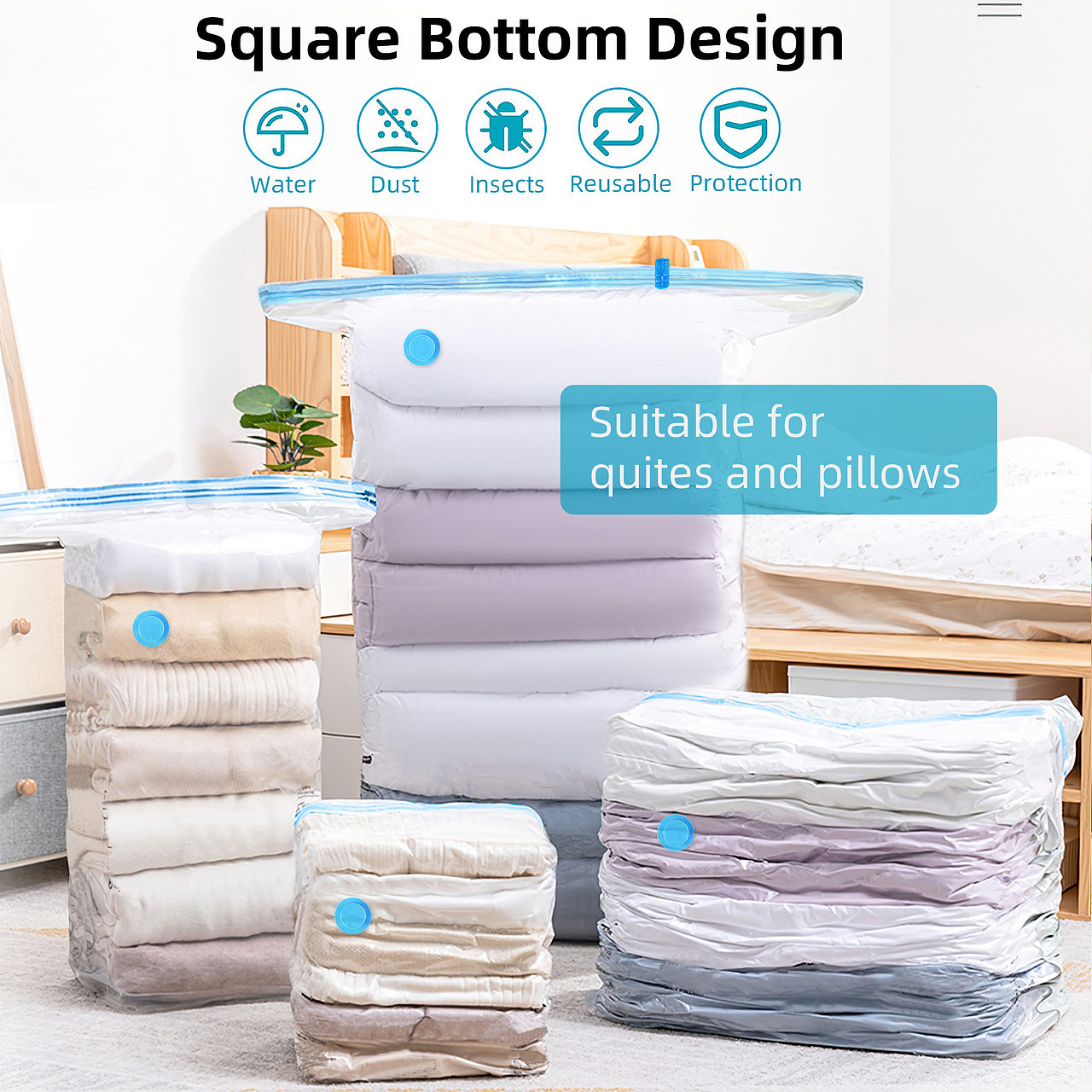 亚马逊产品摄影设计:家居生活用品-真空收纳袋