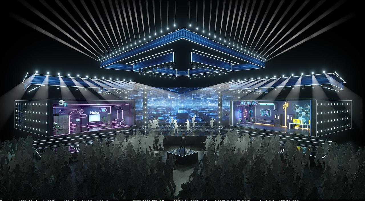 2022《海尔双11智趣新潮夜》——智享未来，潮领新生（图ZMzc5NDQ0ODk2） - 舞台美术 - 站酷设计师俞帆工作室原创素材 - 站酷ZCOOL