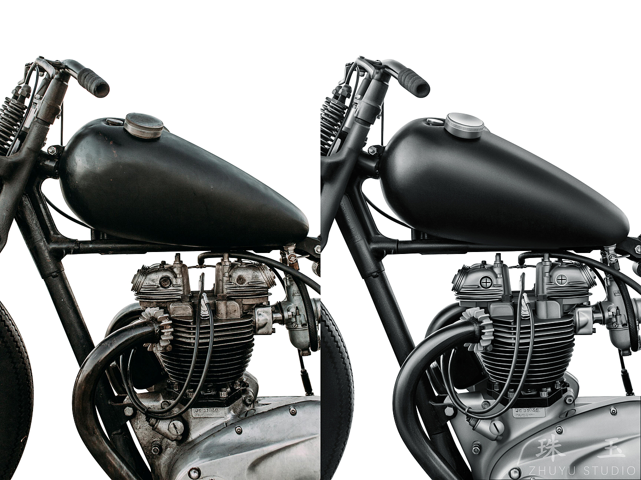 修图作品|行尸走肉风末世机车翻新成科幻电影主角坐骑