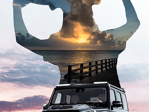 以前车行的老板喜欢这种海报