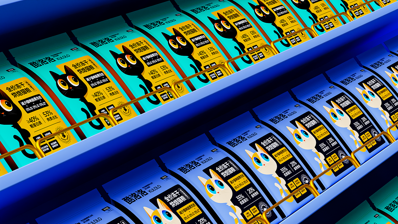 KULOLO 酷洛洛猫粮包装设计